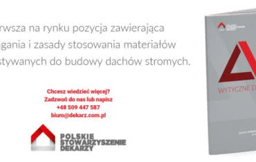 Wytyczne dekarskie PSD już dostępne