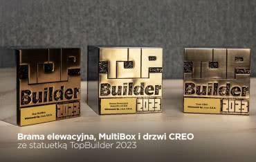 Produkty WIŚNIOWSKI wyróżnione statuetkami Top Builder 2023 